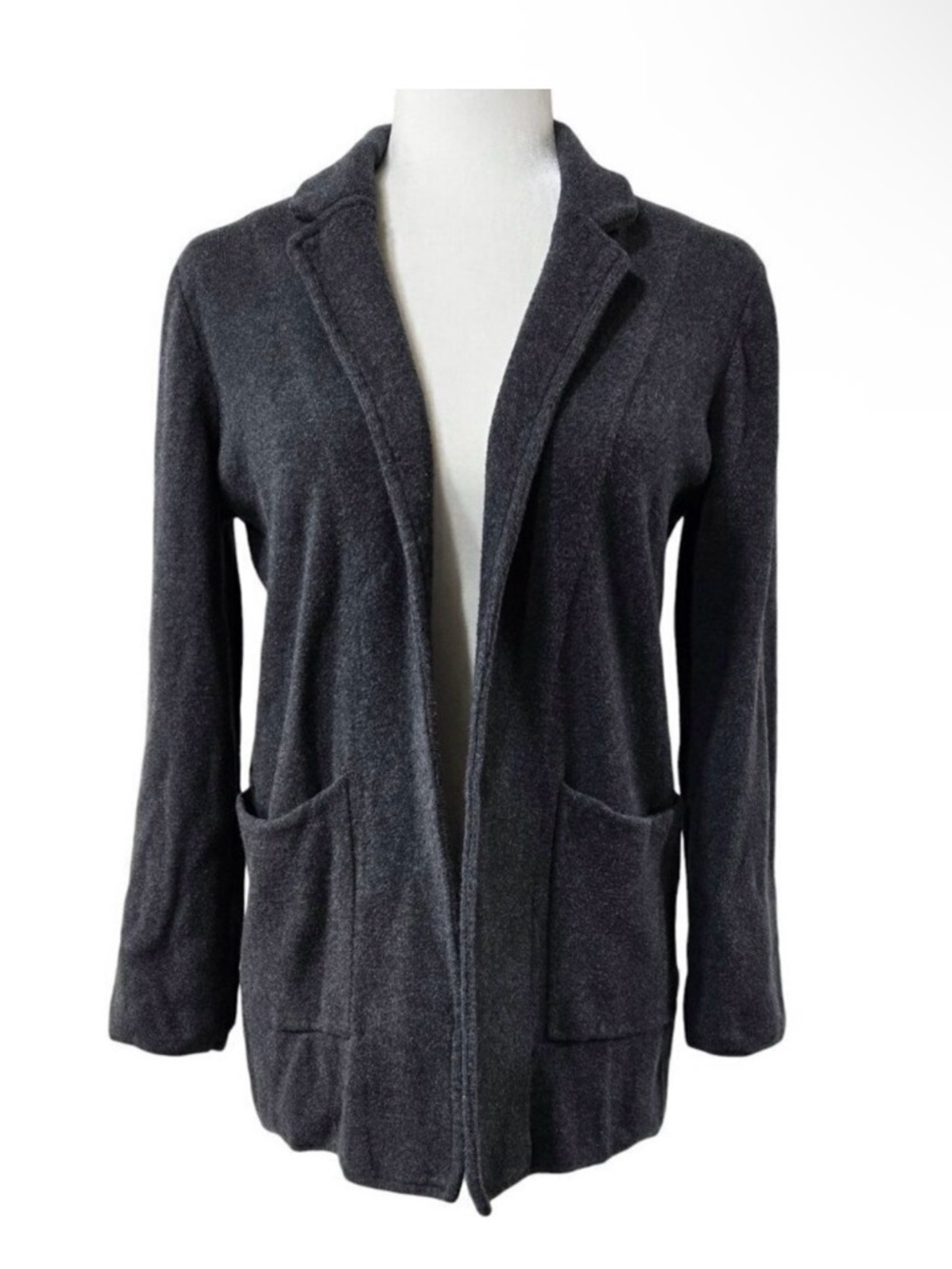 J. Crew Charcoal Open-Front Women's Cardigan